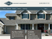 Tablet Screenshot of dhproperty.net